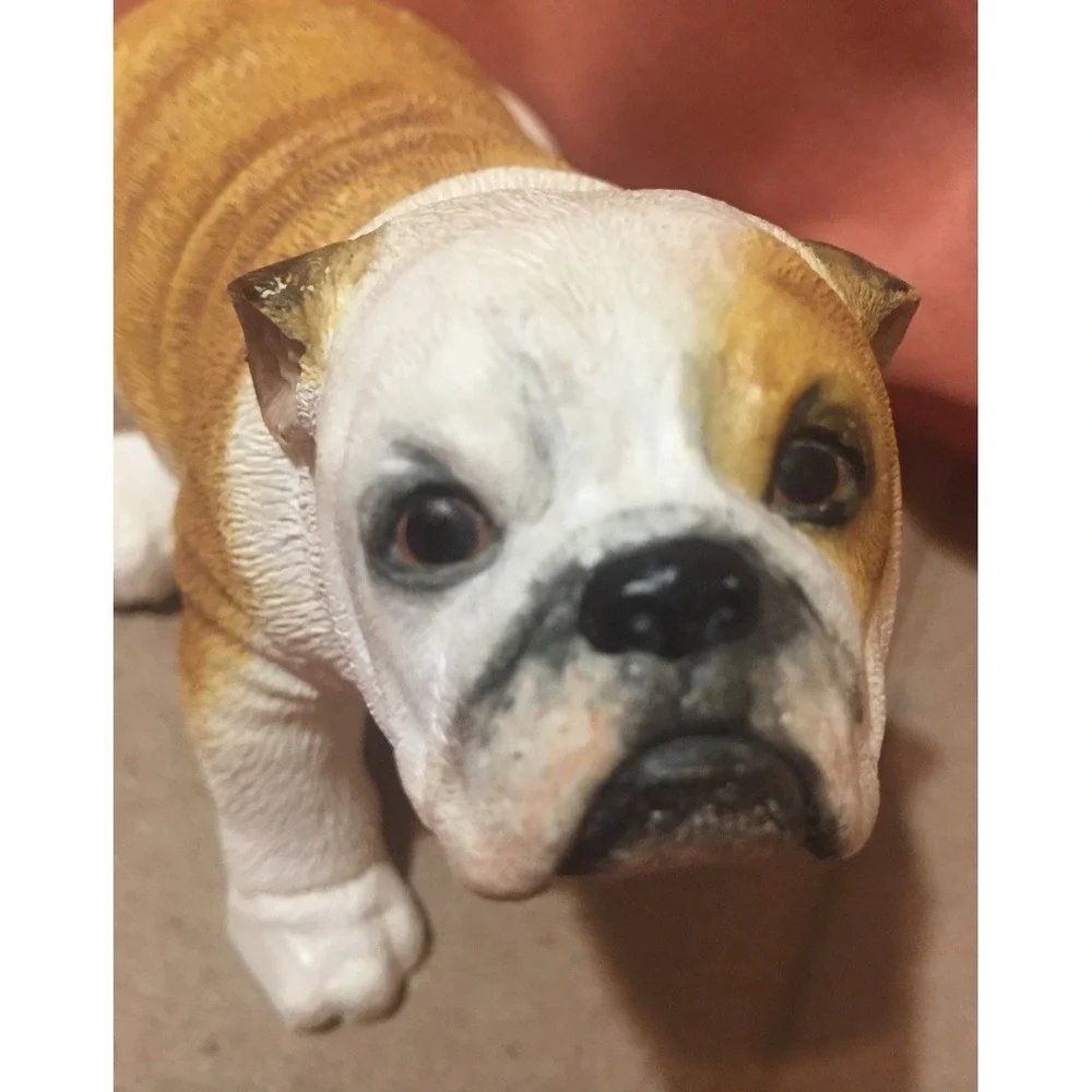 Sherratt & Simpson Adorable Sitting Bulldog Puppy Figurine (Rare) 2003